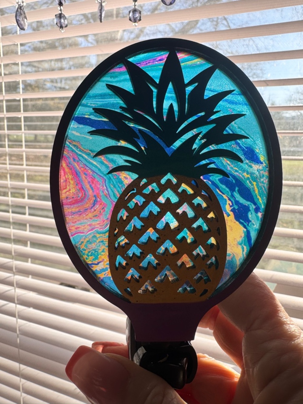 Hand crafted by me custom nightlight wood/acrylic made to order - Picture 5 of 15